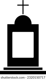 casket RIP funeral death dead Glyph