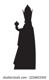 caspar wise man silhouette character