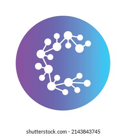 Casper Cryptocurrency coin icon. CSPR coin symbol. Cryptocurrency vector icon. Flat Vector illustration - Vector
