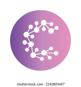 Casper Cryptocurrency coin icon. CSPR coin symbol. Cryptocurrency vector icon. Flat Vector illustration - Vector