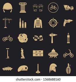 Casque icons set. Simple set of 25 casque vector icons for web for any design