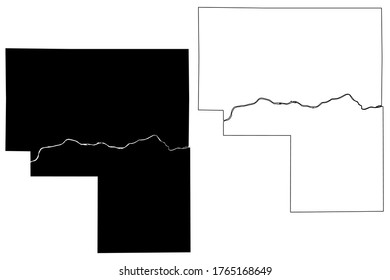 Cass County, Indiana (U.S. county, United States of America, USA, U.S., US) map vector illustration, scribble sketch Cass map