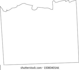 Cass County Map In State Of Texas