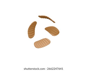 Icono de chip Cassava Ilustración 3d render