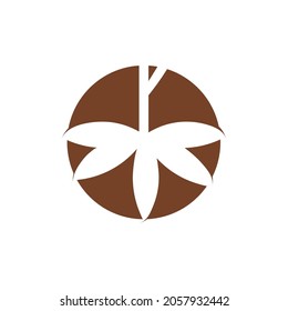 Diseño vectorial del icono de la yuca