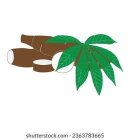 Cassava icon vector illustration symbol design