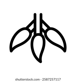 Cassava Icon Vector Symbol Design Illustration