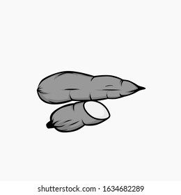 Cassava vector greyscale mode for all purpose