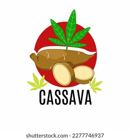 ilustraciones vectoriales de yuca, uso para promociones, medios sociales, anuncios, folletos, etc.
