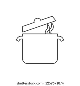 casserole icon. Element of web for mobile concept and web apps icon. Thin line icon for website design and development, app development