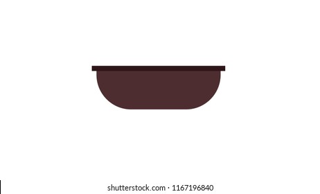 casserole isolated vector illustration