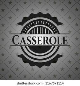 Casserole realistic dark emblem