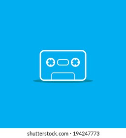 cassette, audio icon