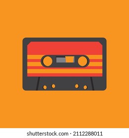 CASSETTE CLASIC TEMPLATES LOGO VECTOR