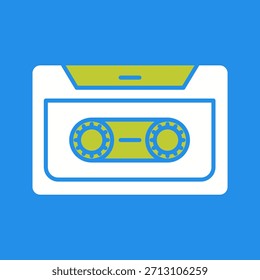 Cassette Creative Vector Graphic Icon