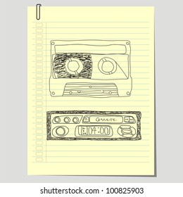 cassette doodle