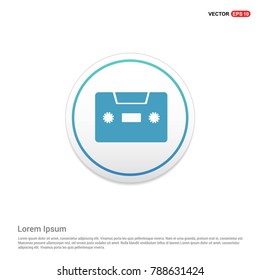 Cassette icon Background icon template