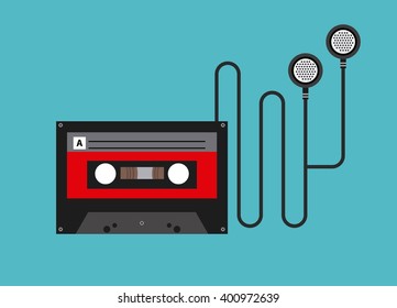 cassette icon design 