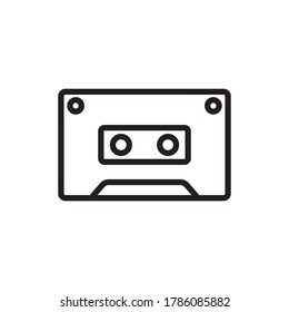 Cassette Icon  Design Vector Template