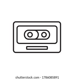 Cassette Icon  Design Vector Template