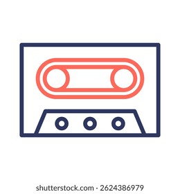 Cassette Icon Element For Design