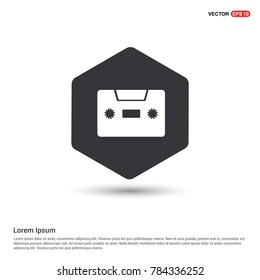 Cassette icon - EPS 10