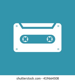 Cassette Icon. Eps-10.