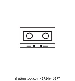 ícone de cassete ilustração elemento design