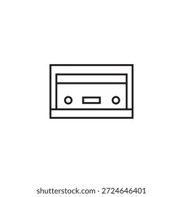 ícone de cassete ilustração elemento design