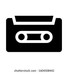 cassette icon isolated sign symbol vector illustration - Collection of high quality black style vector icons
