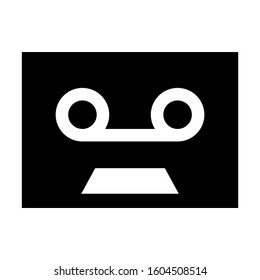 cassette icon isolated sign symbol vector illustration - Collection of high quality black style vector icons
