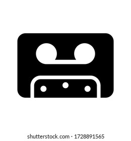cassette icon or logo isolated sign symbol vector illustration - high quality black style vector icons

