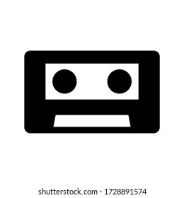 cassette icon or logo isolated sign symbol vector illustration - high quality black style vector icons
