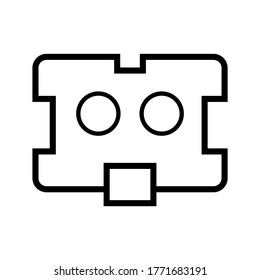 cassette icon or logo isolated sign symbol vector illustration - high quality black style vector icons
