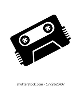 cassette icon or logo isolated sign symbol vector illustration - high quality black style vector icons

