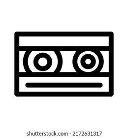 cassette icon or logo isolated sign symbol vector illustration - high quality black style vector icons
