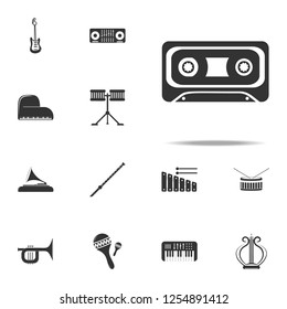 cassette icon. Music Instruments icons universal set for web and mobile