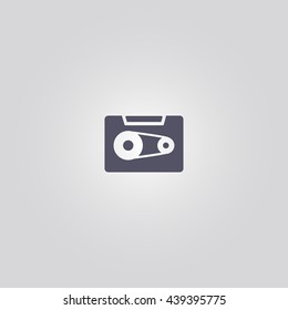 cassette icon. cassette sign