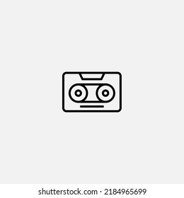 Cassette icon sign vector,Symbol, logo illustration for web and mobile