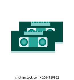 cassette icon vector