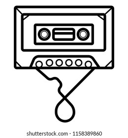 Cassette icon , Vector