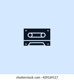cassette icon. cassette vector illustration