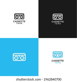 Cassette icon vector illustration logo template for many purpose. Isolated on white background.
