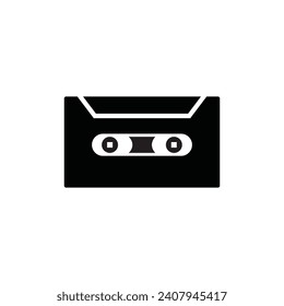 Vektorgrafik-Logo-Design mit Kassette