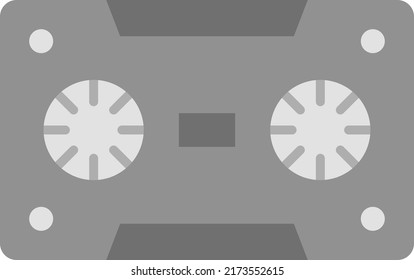 Cassette icon vector image. Can also be used for News and Multimedia. Suitable for mobile apps, web apps and print media.