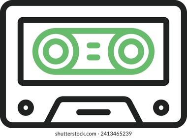 Cassette icon vector image. Suitable for mobile application web application and print media.