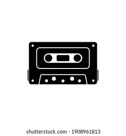 Cassette Icon Vector Sign Symbol