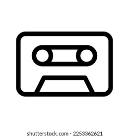 Cassette Icon Vector Symbol Design Illustration
