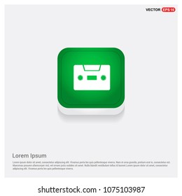 Cassette iconGreen Web Button