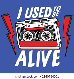 CASSETTE CON ILUMINACIÓN EN LOS LADOS Y PALABRAS DE ARRIBA Y ABAJO